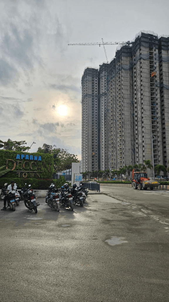 Aparna Sunstone — Entrance Corridor & Tower Elevation